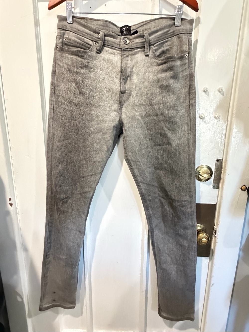 BDG Skinny Men’s Gray Washed Jeans